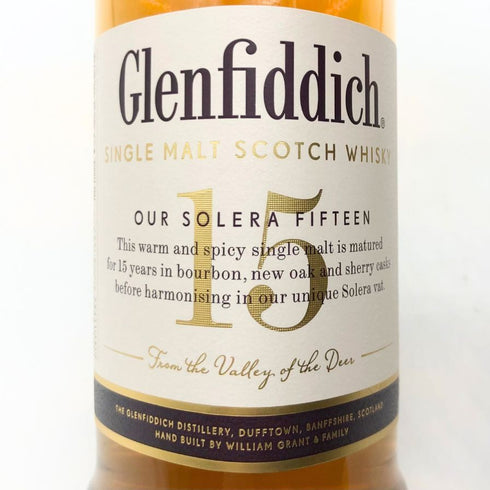 グレンフィディック 15年 ソレラリザーブ 700ml 40% Glenfiddich OUR SOLERA FIFTEEN スコッチウイスキー【S】