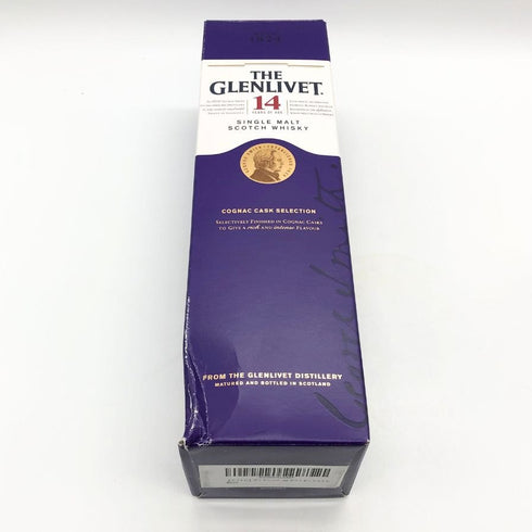 グレンリベット 14年 コニャックカスク 750ml 40% GLENLIVET スコッチウイスキー【W1】