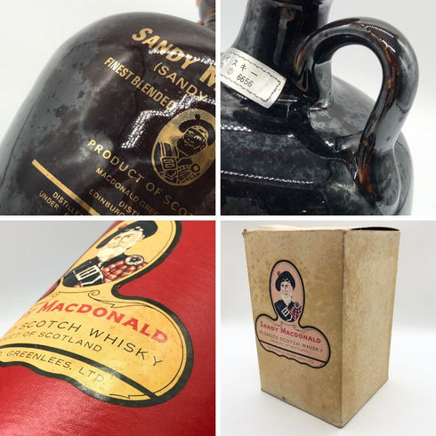 サンディ マクドナルド 陶器 760ml 43% SANDY MACDONALD スコッチウイスキー【A】