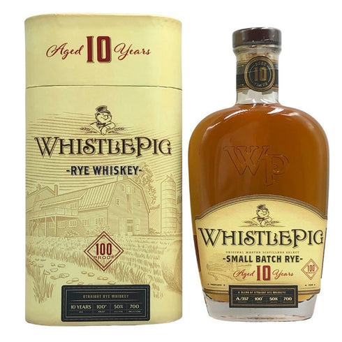 ホイッスルピッグ 10年 スモール バッチ ライ 700ml 50% WHISTLEPIG ウイスキー【R4】