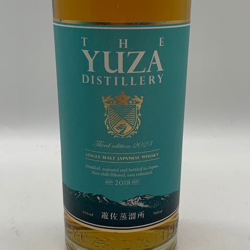 東京都限定◆遊佐蒸溜所 遊佐 シングルモルト サードエディション 2023 55% 700ml THE YUZA DISTILLERY SINGLE MALT Third edition 【V4】
