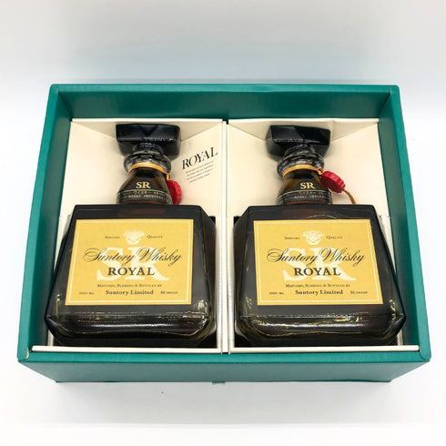 東京都限定◆サントリー ローヤル SR 山崎15年モルト 響マーク 1000ml 43% 2本セット SUNTORY ROYAL 【F】