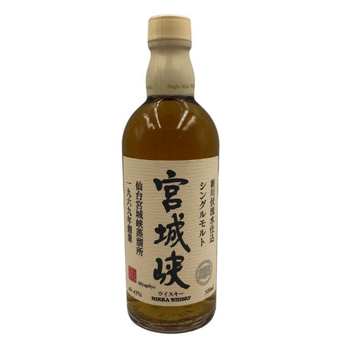 東京都限定◆ニッカ 宮城峡 シングルモルト 新川伏流水仕込 500ml 43% NIKKA MIYAGIKYO 【L】