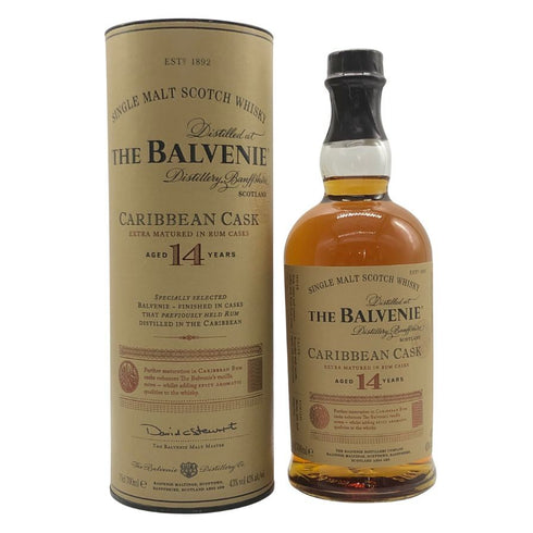 ザ バルヴェニー14年 カリビアンカスク 700ml 43% THE BALVENIE スコッチウイスキー【E2】