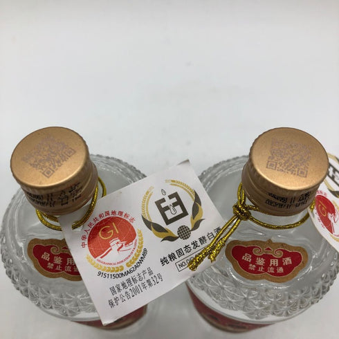 五粮液 2023 ミニボトル ギフトセット 100ml 52% WU LIANG YE 2本セット 中国酒【W】