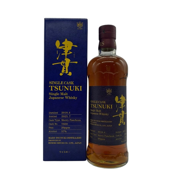 東京都限定◆本坊酒造 津貫 T600 シェリーパンチョン 700㎖ 57% TSUNUKI 【I4】