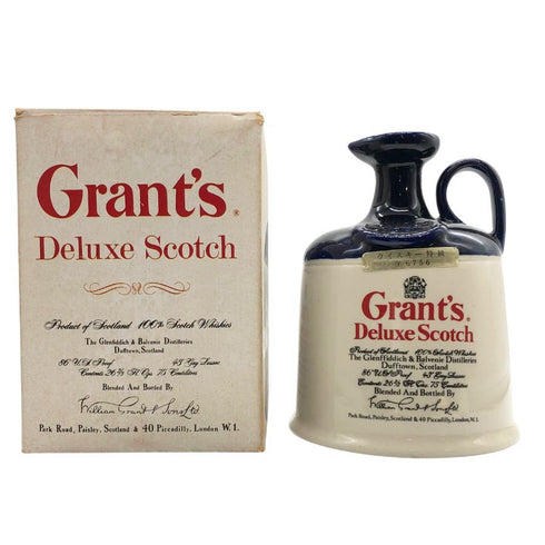 グランツ デラックス 陶器ボトル 760ml 43% GRANT’S DELUXE スコッチウイスキー【O】