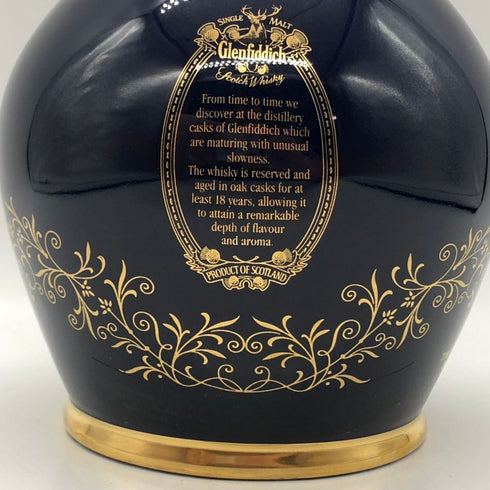 グレンフィディック 18年 エンシェントリザーブ 青陶器 ブルー 700ml 43% Glenfiddich スコッチウイスキー1154g【X1】