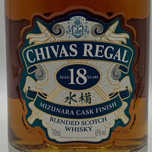 シーバスリーガル 18年 ミズナラ 700ml 43% CHIVAS REGAL MIZUNARA スコッチウイスキー【T0】