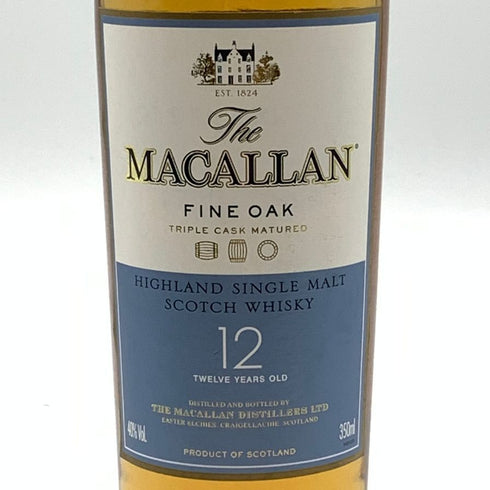 マッカラン 12年 ファインオーク 350ml 40% MACALLAN FINE OAK 【H2】