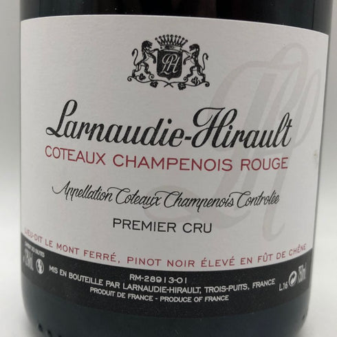 ラルノーディ イロー コトー シャンプ ノワ プルミエクリュ 12% 750ml LARNAUDIE HIRAULT フランスワイン【H2】