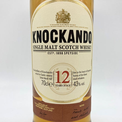 ノッカンドゥ 12年 シングルモルト 700ml 43% KNOCKANDO スコッチウイスキー【K2】