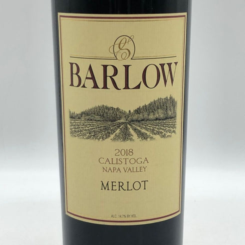 バーロウ ヴィンヤーズ 2018 メルロー ナパ・ヴァレー 750ml 14.7% BARLOW カリフォルニアワイン【K0】