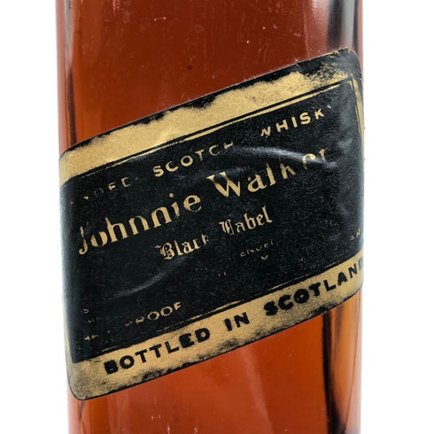 ジョニーウォーカー ブラックラベル 12年 金キャップ 750ml Johnnie Walker BLACK LABEL スコッチウイスキー【F3】