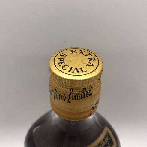 ジョニー ウォーカー ブラックラベル エクストラ スペシャル 特級 金キャップ 750ml 43% Johnnie Walker Black Label Extra Special スコッチウイスキー【F0】