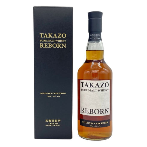 東京都限定◆高蔵蒸留所 リボーン ピュアモルト ミズナラカスクフィニッシュ ウイスキー 700ml 46% TAKAZO REBORN 【V1】