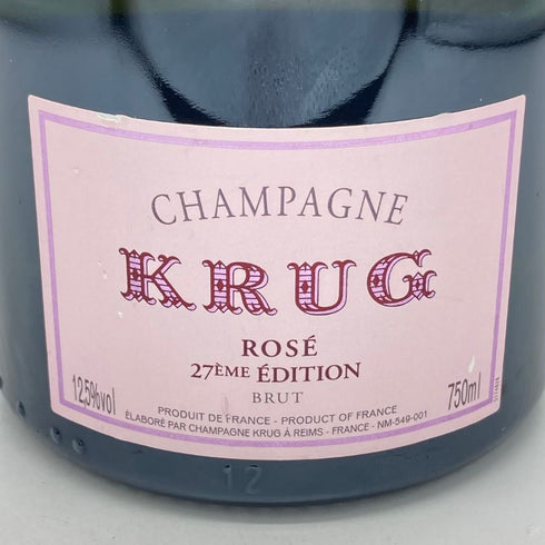 クリュッグ ロゼ 750ml 12.5% KRUG ROSE シャンパン【U】