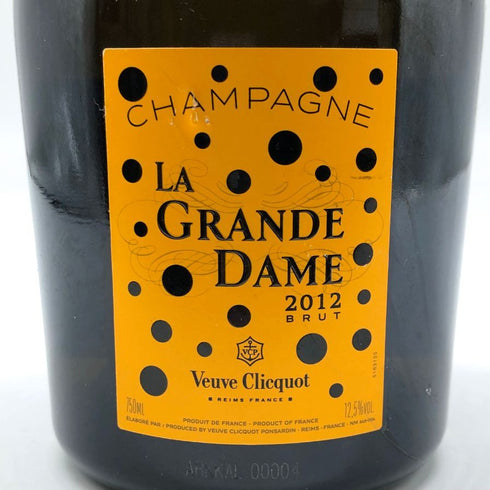 ヴーヴ クリコ ラ グランダム ブリュット 草間弥生 2012 750ml 12.5% Veuve Clicquot シャンパン【J4】