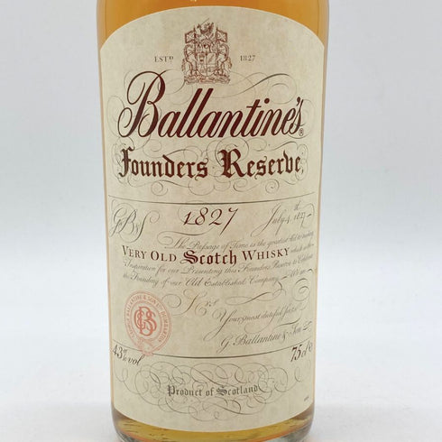バランタイン ファウンダーズ リザーブ 750ml 43% Ballantine's 【P】