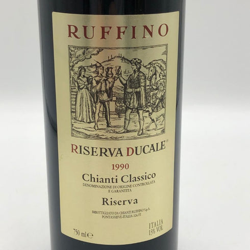 ルフィーノ リゼルヴァドゥカーレ キャンティクラシコ 1990 13% 750ml Ruffino Riserva Ducale Chianti Classico Riserva イタリアワイン【I1】