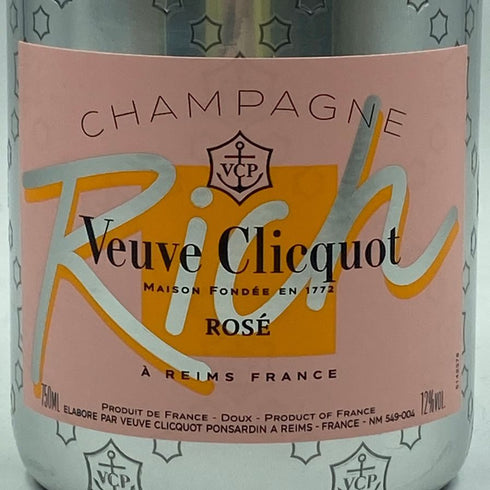 ヴーヴ クリコ ロゼ リッチ 750ml 12% Veuve Clicquot Rich Rose シャンパン【G3】