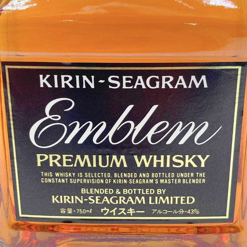 東京都限定◆キリン シーグラム エンブレム 760ml 43% KIRIN SEAGRAM 【SKU】