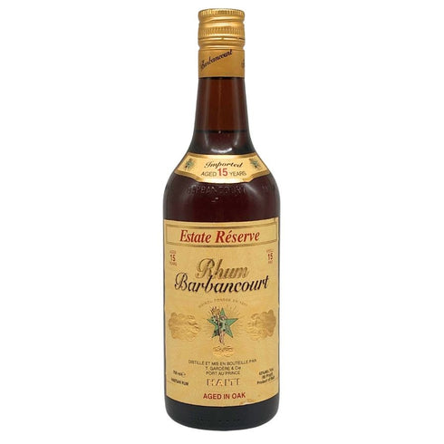 バルバンクール エステート リザーヴ 15年 750ml 43% Barbancourt ラム酒【O4】