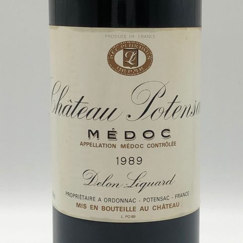 シャトー ポタンサック 1989 12.5% 750ml Chateau Potensac ボルドーワイン【M1】