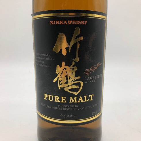 東京都限定◆ニッカ 竹鶴 ピュアモルト 黒ラベル 700ml 43% NIKKA 【F】