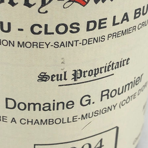 ジョルジュ ルーミエ モレ サン ドニ クロ ド ラ ビュシエール 2004 750ml 13% George Roumier Morey St Denis Clos de la Bussiere ブルゴーニュワイン【P】