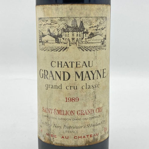 シャトー グラン メイヌ 1989 375ml 12.5% Chateau Grand Mayne ボルドーワイン【N1】