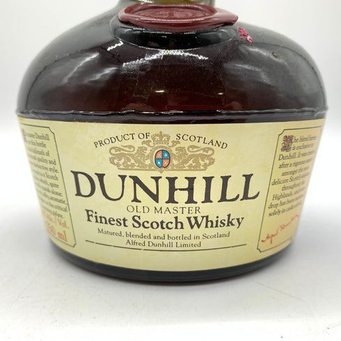 ダンヒル オールドマスター ファイネスト スコッチウイスキー 750ml 43% dunhill OLD MASTER FINEST 【N4】