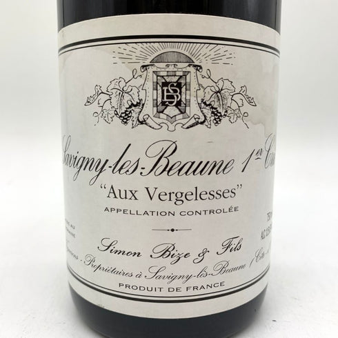 シモン ビーズ エ フィス サヴィニー レ ボーヌ プルミエ クリュ オー ヴェルジュレス 2000 750ml 12.5% SIMON BIZE SAVIGNY LES BEAUNE 1ER CRU AUX VERGELESSES ブルゴーニュワイン【Q2】