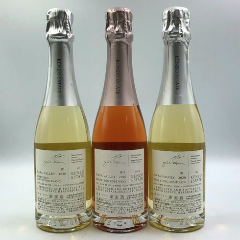 3本セット ケンゾーエステート 2020 蓮 12.8% 375ml 寿々 12.8% 375ml 清 12.8% 375ml KENZO ESTATE 白ワイン【Q】