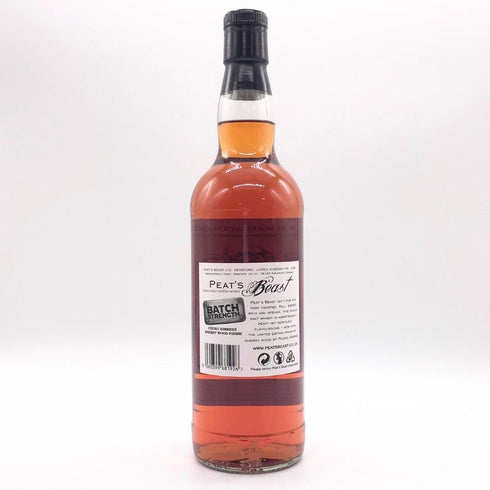 ピーツ ビースト バッチ ストレングス ペドロヒメネスシェリーウッドフィニッシュ 700ml 54.1% PEAT'S BEAST PEDRO XIMENEZ SHERRY WOOD FINISH スコッチウイスキー【X】