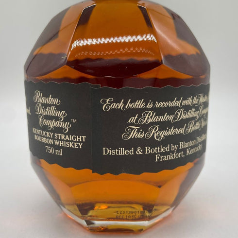ブラントン シングルバレル ブラックラベル 2023 750ml 40% Blanton's SINGLE BARREL BLACK LABEL バーボン【T】