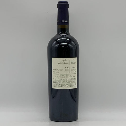 ケンゾーエステート 紫鈴 2022 750ml 15.2% KENZO ESTATE カリフォルニアワイン【S0】