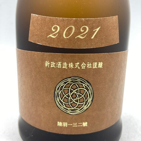 新政 産土 アース 2021 陸羽一三二號 720ml 13% 製造22.05 出荷22.12 【F2】