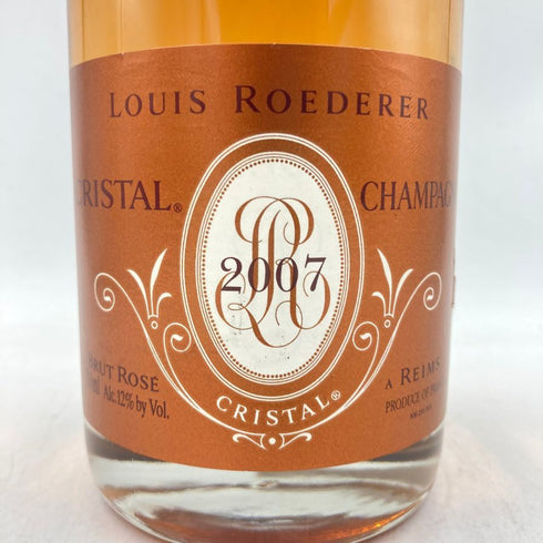 ルイロデレール クリスタル ロゼ 2007 750ml 12% LOUIS ROEDERER CRYSTAL 【J1】