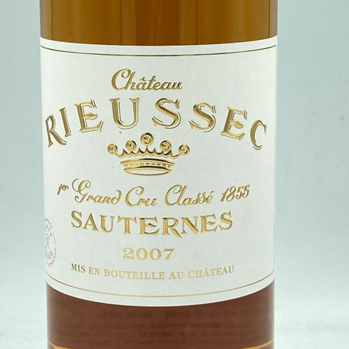 シャトー リューセック 2007 ソーテルヌ 750ml 13.5% Chateau Rieussec Sauternes【C4】