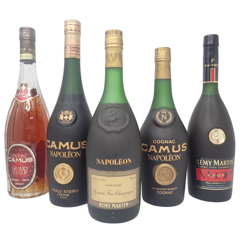 カミュ レミーマルタン VSOP ナポレオン ファインシャンパーニュ 等 700ml CAMUS REMY MARTIN 5本セット【MA1】
