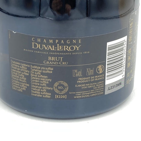 デュヴァルルロワ ファム ド シャンパーニュ ブリュット グラン クリュ 750ml 12% Duval Leroy Femme de Champagne Brut Grand Cru【F2】