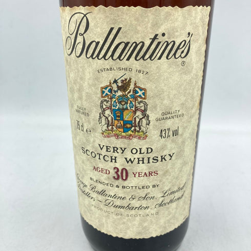 バランタイン 30年 ベリーオールド 金キャップ 750ml Ballantine's VERY OLD【B4】