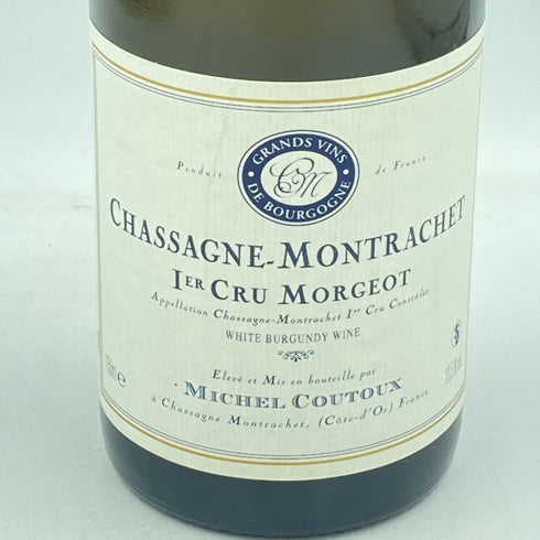 ミシェル クトー シャサーニュ モンラッシェ プルミエ クリュ モルジョ 2013 750ml Michel Coutoux Chassagne Montrachet 1er Cru Morgeot【L2】