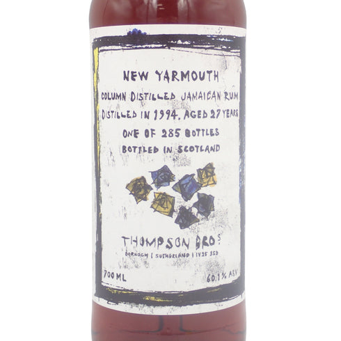 ドーノッホ トンプソンブラザーズ ニューヤーマス 27年 1994 ジャマイカ ラム 60.1% 700ml THOMPSON BROS NEW YARMOUTH【U1】