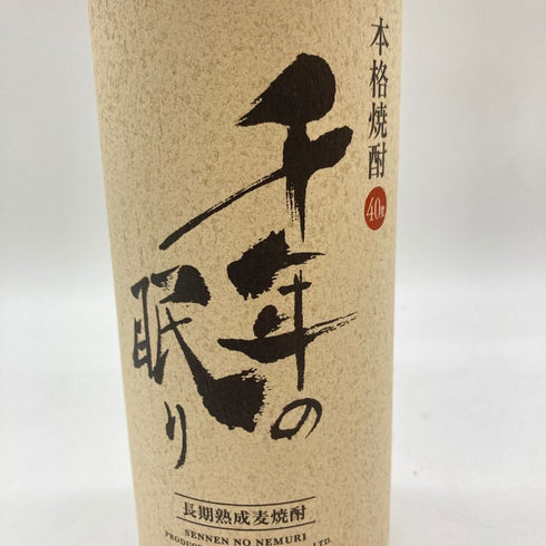 千年の眠り 720ml 40% 【E1】