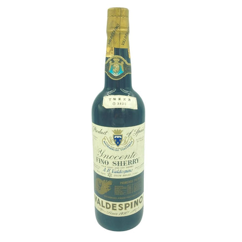 バルデスピノ イノセンテ フィノ シェリー 750ml 17% Valdespino Inocente Fino SHERRY 【M4】