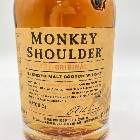 モンキーショルダー ジ オリジナル バッチ 27 700ml 40% MONKEY SHOULDER 【L2】