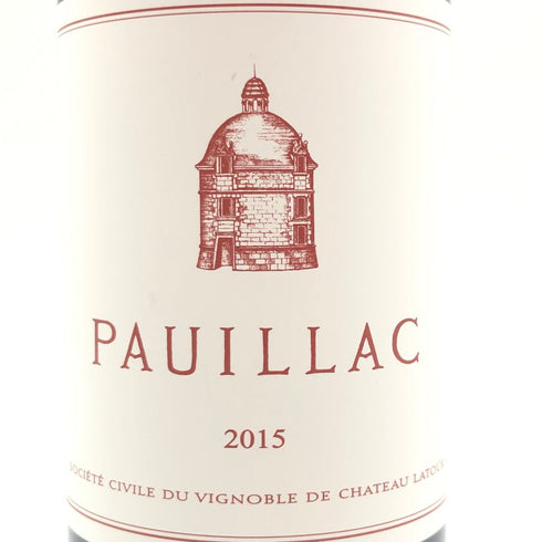 ポイヤック ド ラトゥール 2015 750ml 13.5% PAUILLAC DE LATOUR【H4】