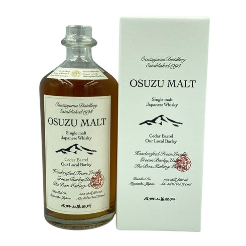 東京都限定◆尾鈴山蒸留所 オスズモルト セダー バレル 700ml 46% OSUZU MALT Cedar Barrel【AK】